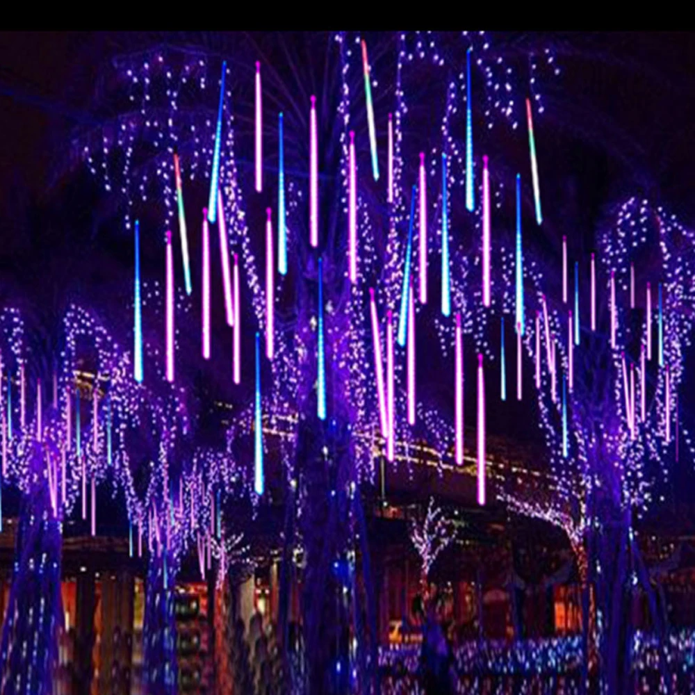 Светодиодная гирлянда метеоритный дождь 8 трубок 30/50 см|Светодиодная лента| |