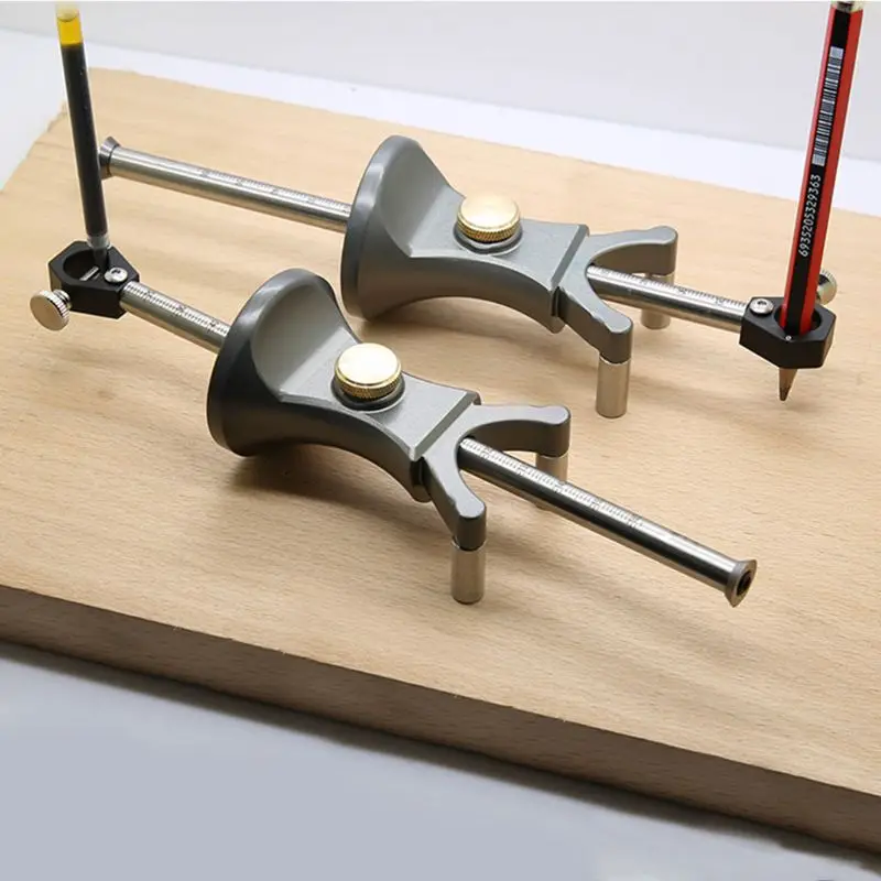 New Woodworking Scriber Straight Line Arc Curve Parallel Wheel Marking Cutting Gauge Measuring Tool -hol | Инструменты