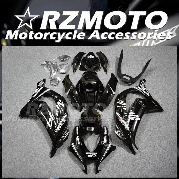 

4 подарка инъекция Новый ABS Обтекатели комплект подходит для kawasaki Ninja ZX-10R ZX10R 2016 2017 2018 16 17 18 19 черный на заказ