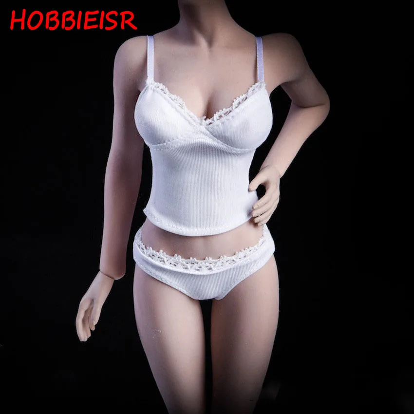 1/6 масштаб женский сексуальный костюм для девочки Camisole красивый комплект нижнего