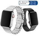 Ремешок из нержавеющей стали для Apple Watch 42 мм, 44 мм, металлический браслет с бабочкой для Apple Watch Series 6, 5, 4, 3, Se 2, 40 мм, 38 мм