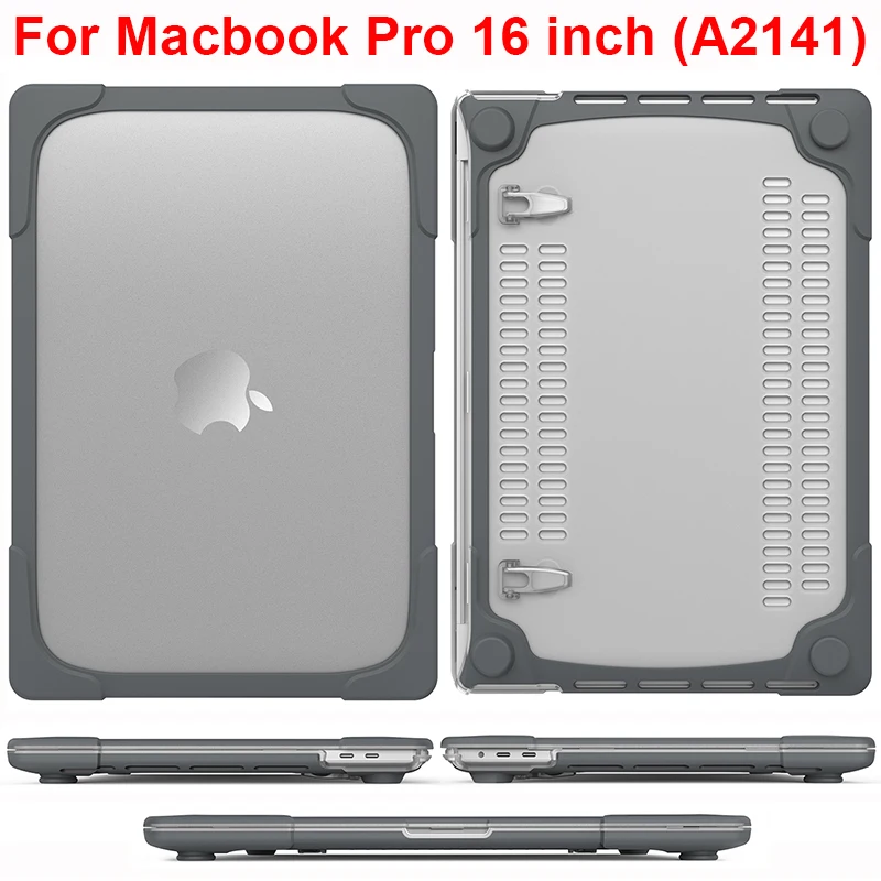 Ударопрочный защитный чехол для Macbook Pro 16 дюймов A2141|Сумки и чехлы ноутбуков| |