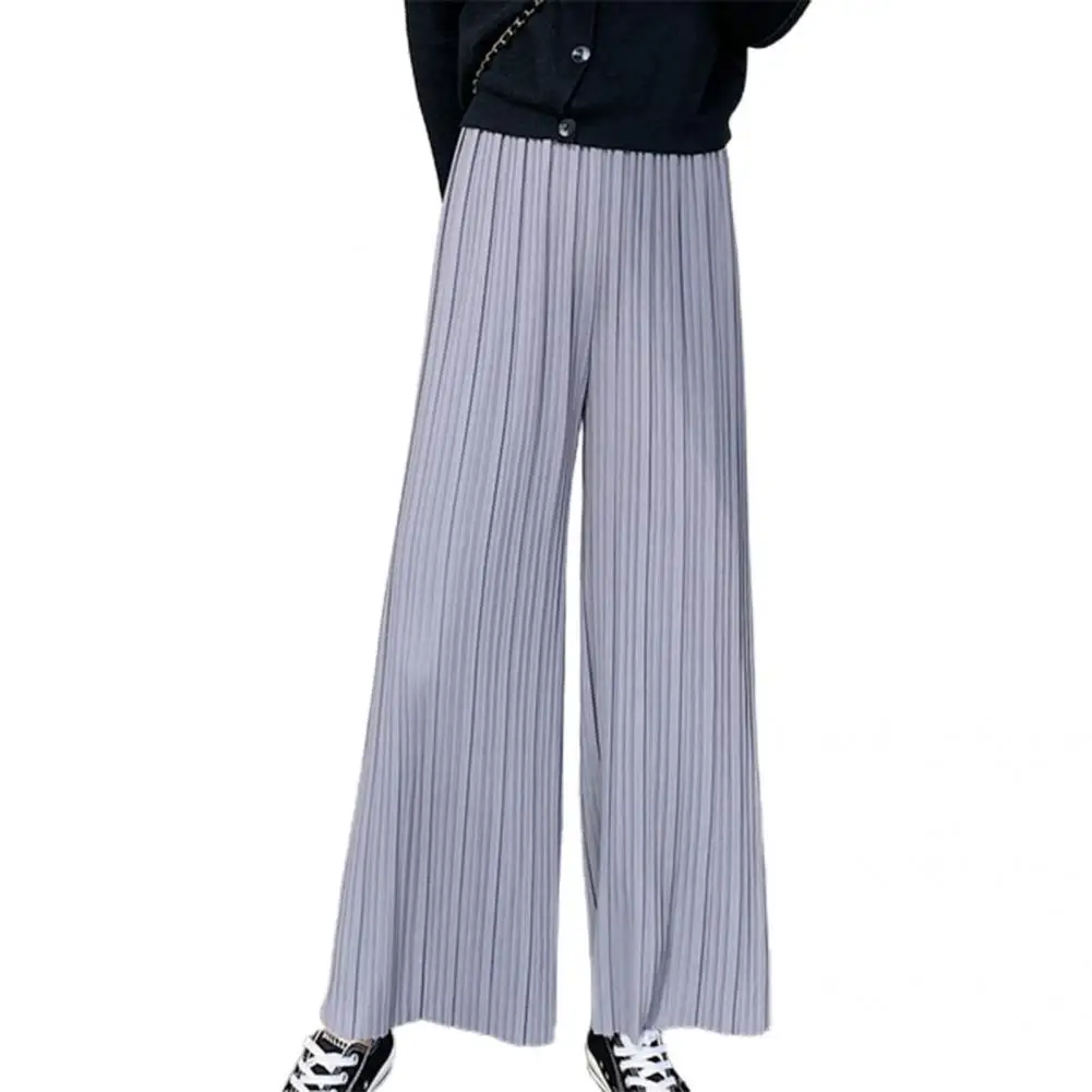 

Autumn Elastic Women Autumn High Waist Pants Casual Slacks Breathable for Work