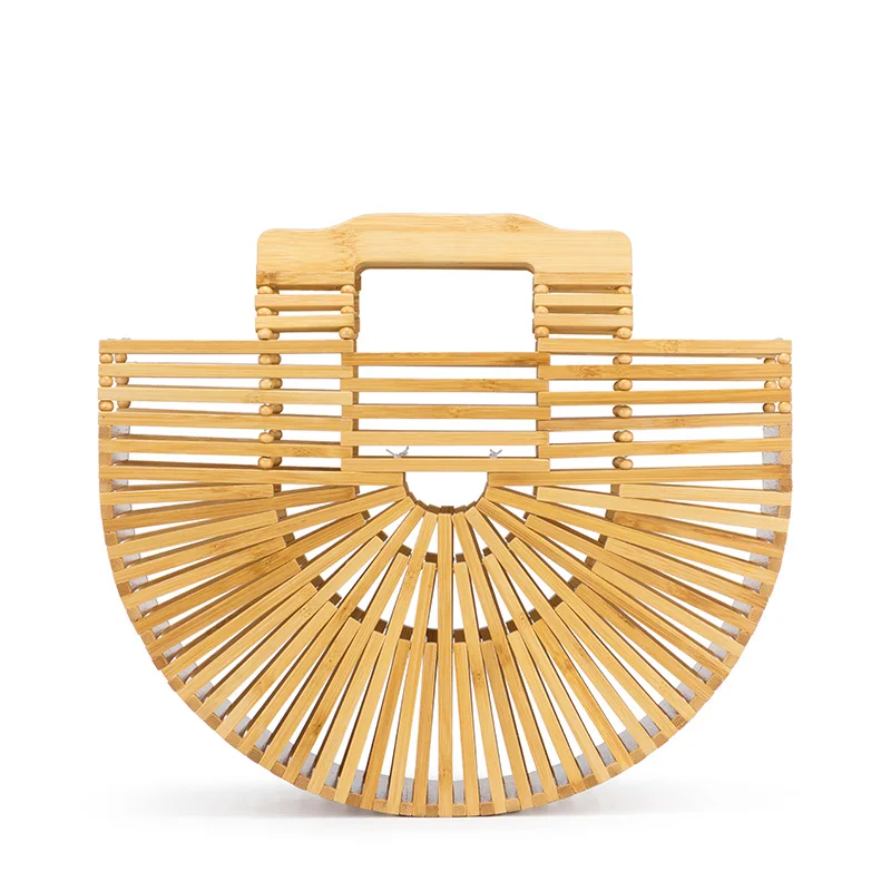 Realer Женские бамбуковые сумки летние для путешествий ручной работы женские