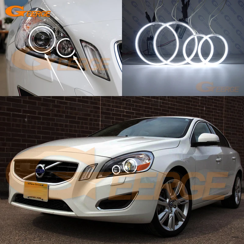 Для Volvo S60 II V60 2010 2011 2012 2013 пред лицевая сторона ксеноновые фары отличные ультра