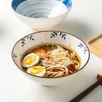 8 inch creative japanese ceramics home large doo bubble noodle restaurant restaurant soup bowl ramen bowl hand painted retro