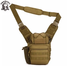 Outdoor Professional SLR Camera Sport Running Travel Bag Single Shoulder Nylon Hunting Tactical Backpack Inclined Shoulder Bag