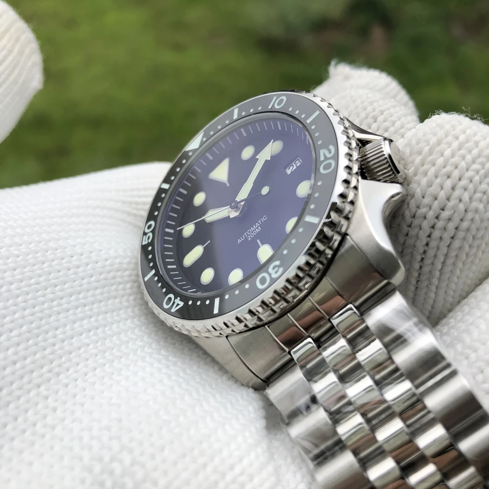 Часы STEELDIVE Diver 1996 SKX007 механические Автоматические часы без логотипа NH35 сапфировые