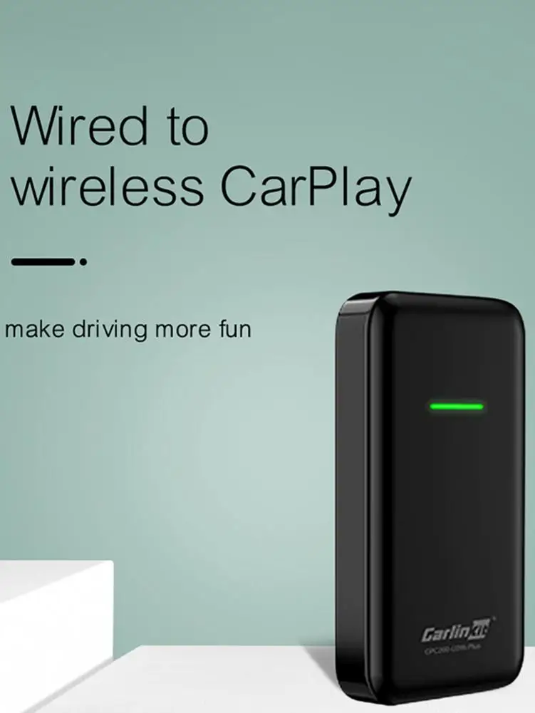 

Wireless Carplay Activator Wired To Wireless Adapter Navigation Module Car-machine Interconnection Via USB For Original Vehicles