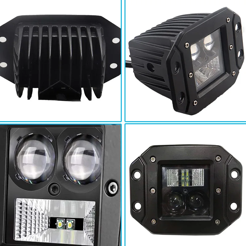 Светодиодсветильник панель с утапливаемым креплением для внедорожников 4x4