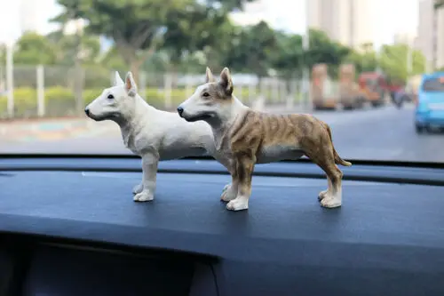 JJM бультерьер собака фигурка для домашних животных Canidae животное автомобиль