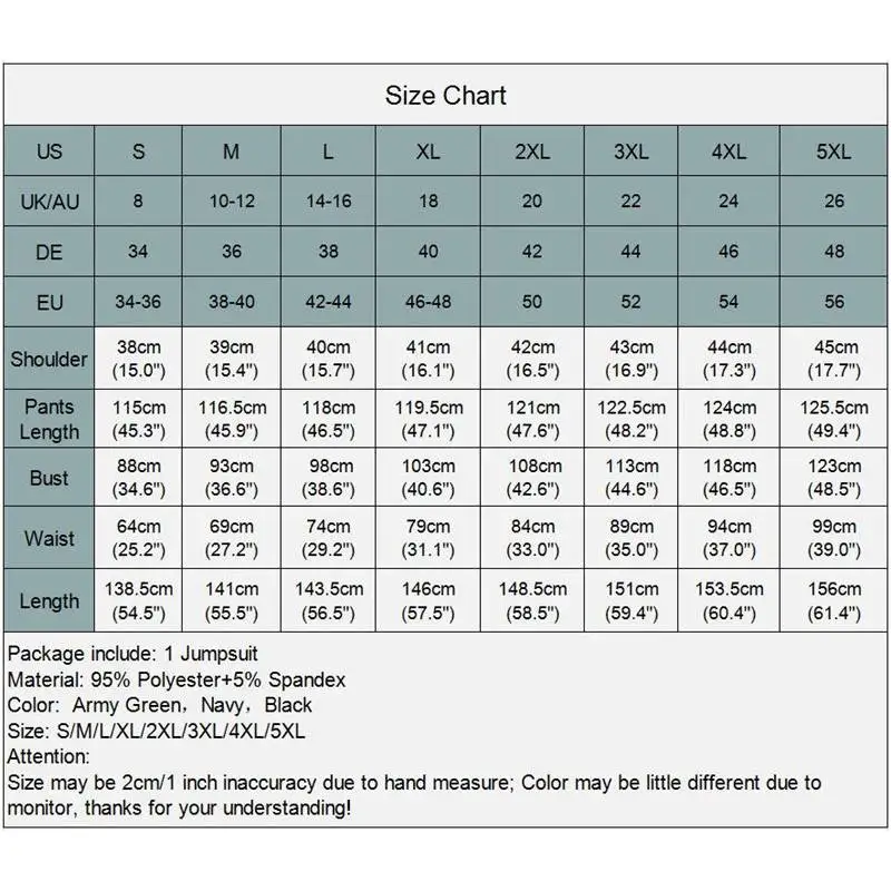 

Celmia 2021 Autumn Long Sleeve Jumpsuit Women Casual Rompers Solid Long Sleeve Elastic Waist Playsuits Plus Size Overalls Pants