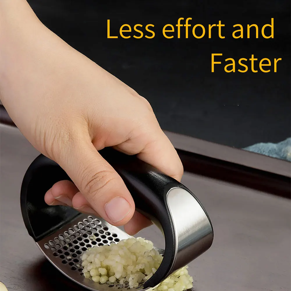 Ручная измельчитель чеснока из нержавеющей стали пресс для имбиря кухонные