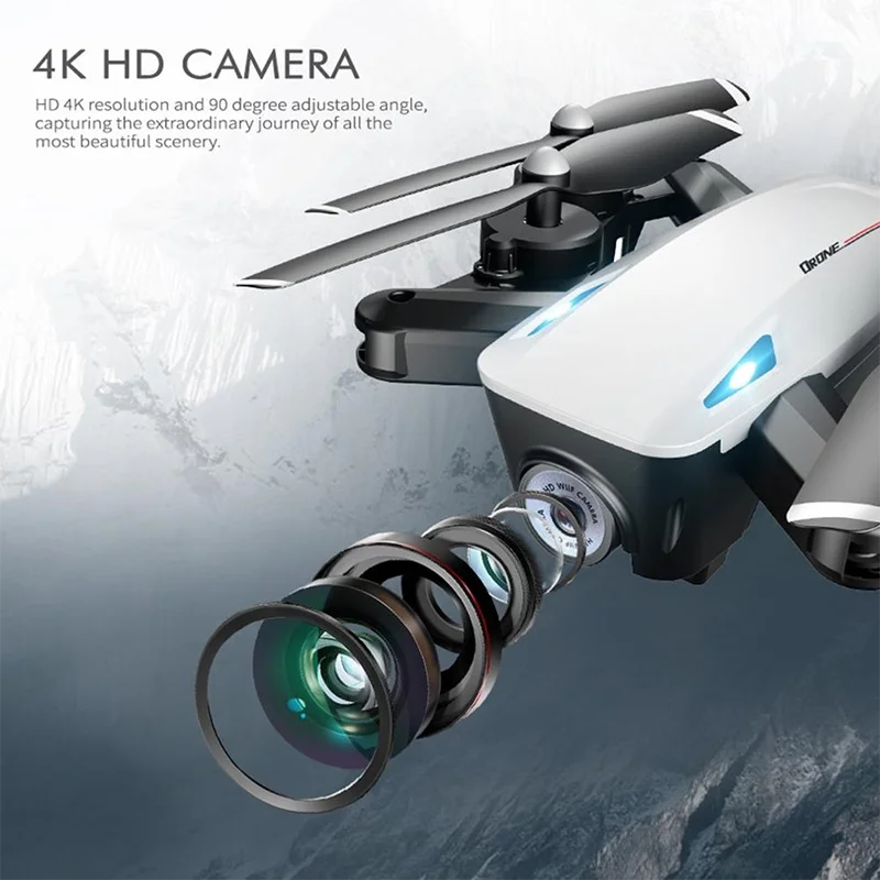 LAUMOX LX100 Радиоуправляемый Дрон с 4K 1080P HD камерой wifi FPV складной Квадрокоптер
