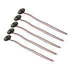 5 шт.лот т-Тип 9 в застежка для аккумулятора защелкивающийся провод Соединитель 9 вольт зажим для аккумулятора свинцовые провода Держатель длина кабеля 15 см для Arduino сделай сам