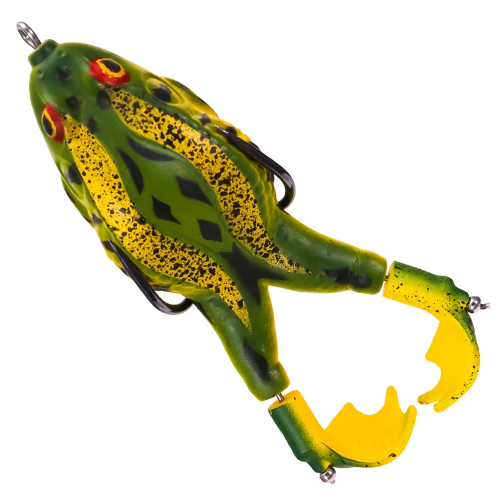 Похожая на настоящую dual-пропеллер приманка для рыбы в виде мягкой лягушки