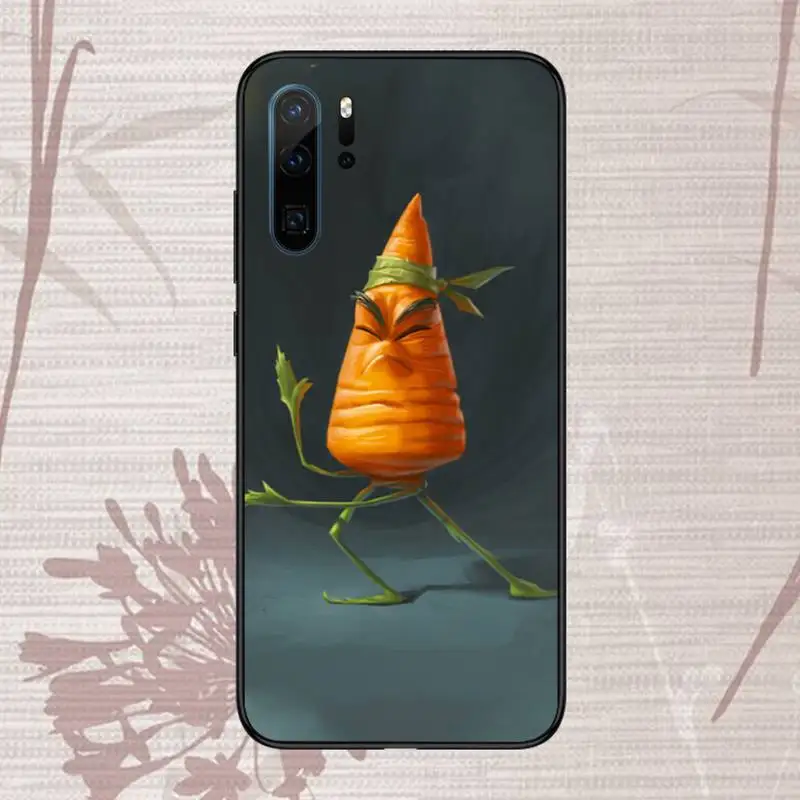 

Kung Fu Vegetable Fruit Fun Cartoon Phone Case For Huawei honor Mate P 9 10 20 30 40 Pro 10i 7 8 a x Lite nova 5t
