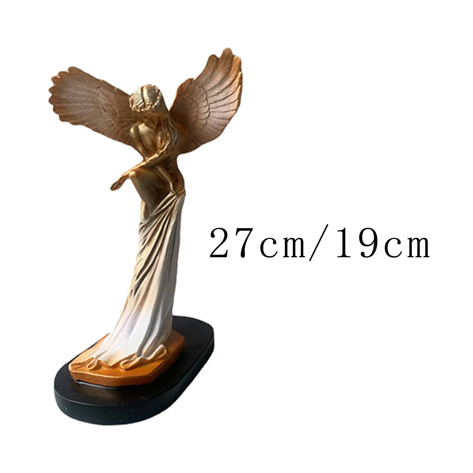 

Creative Redemption Angel Sculpture Remembrance Angel Figurines Decorative Figure for Oudtoor Shelf Desktop Garden Decoration
