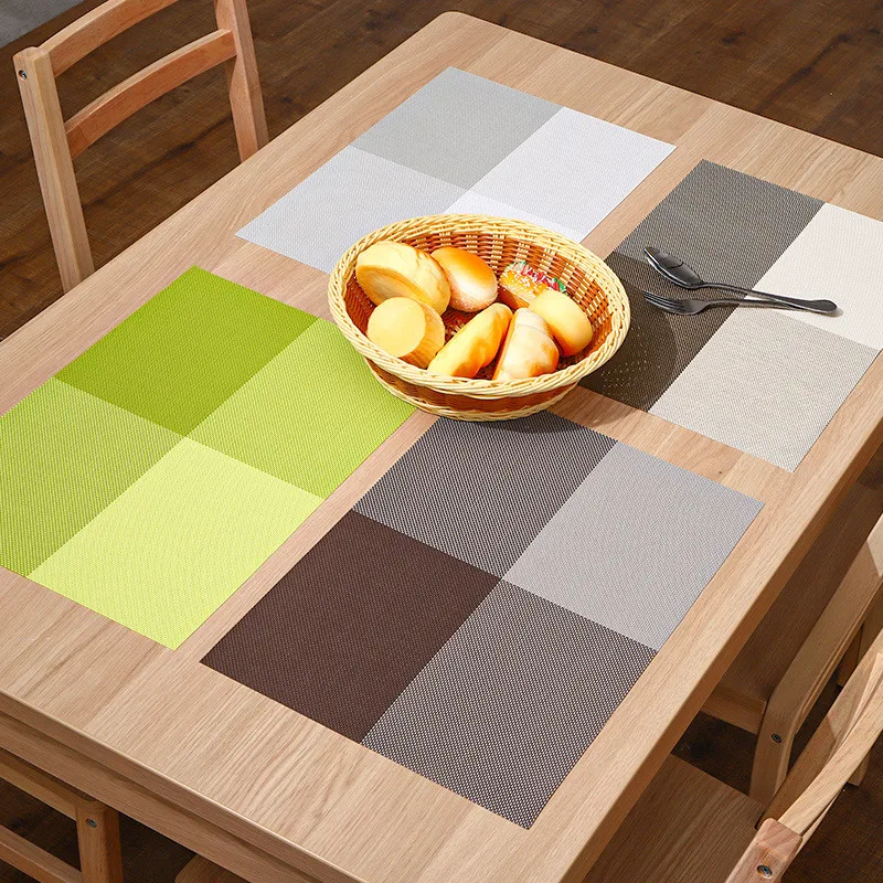 

1 Pc PVC Placemat Waterproof Anti-Scald Insulation Pad Home Hotel Restaurant Supplies PVC Table Mat