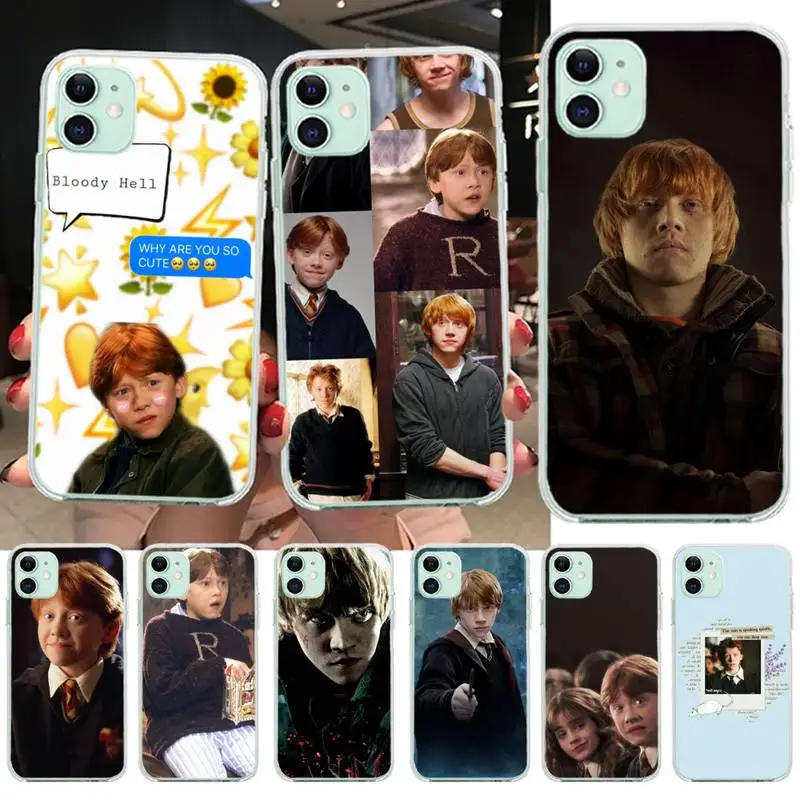 Рон Уизли Чехол для мобильного телефона iphone 12 pro max 11 XS MAX 8 7 6 6S Plus X 5S SE 2020 XR