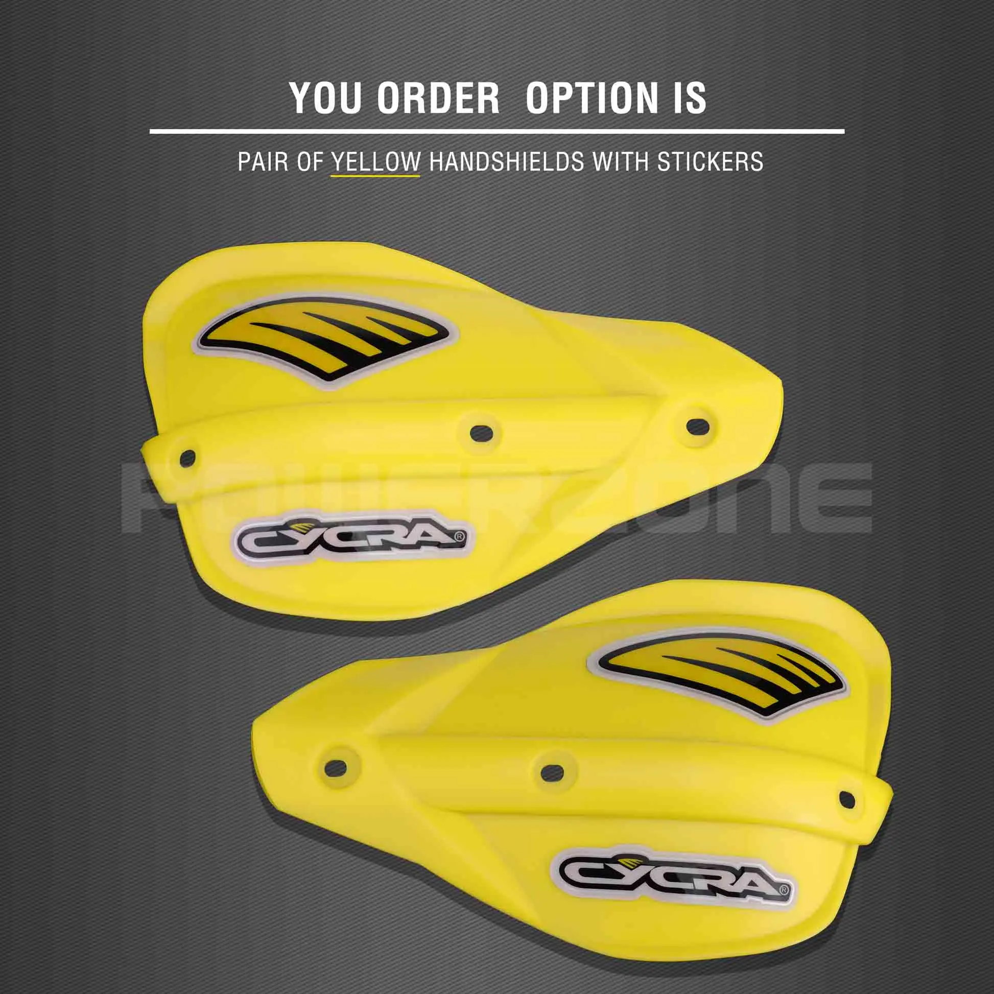 Yellow Handshield Powerzone Мотоцикл Байк ATV Руль рукавицы для KTM ADV EXC Enduro Husqvarna FE TE WRF CRF YZF rmz KXF KLX - Цвет: Yellow Handshield