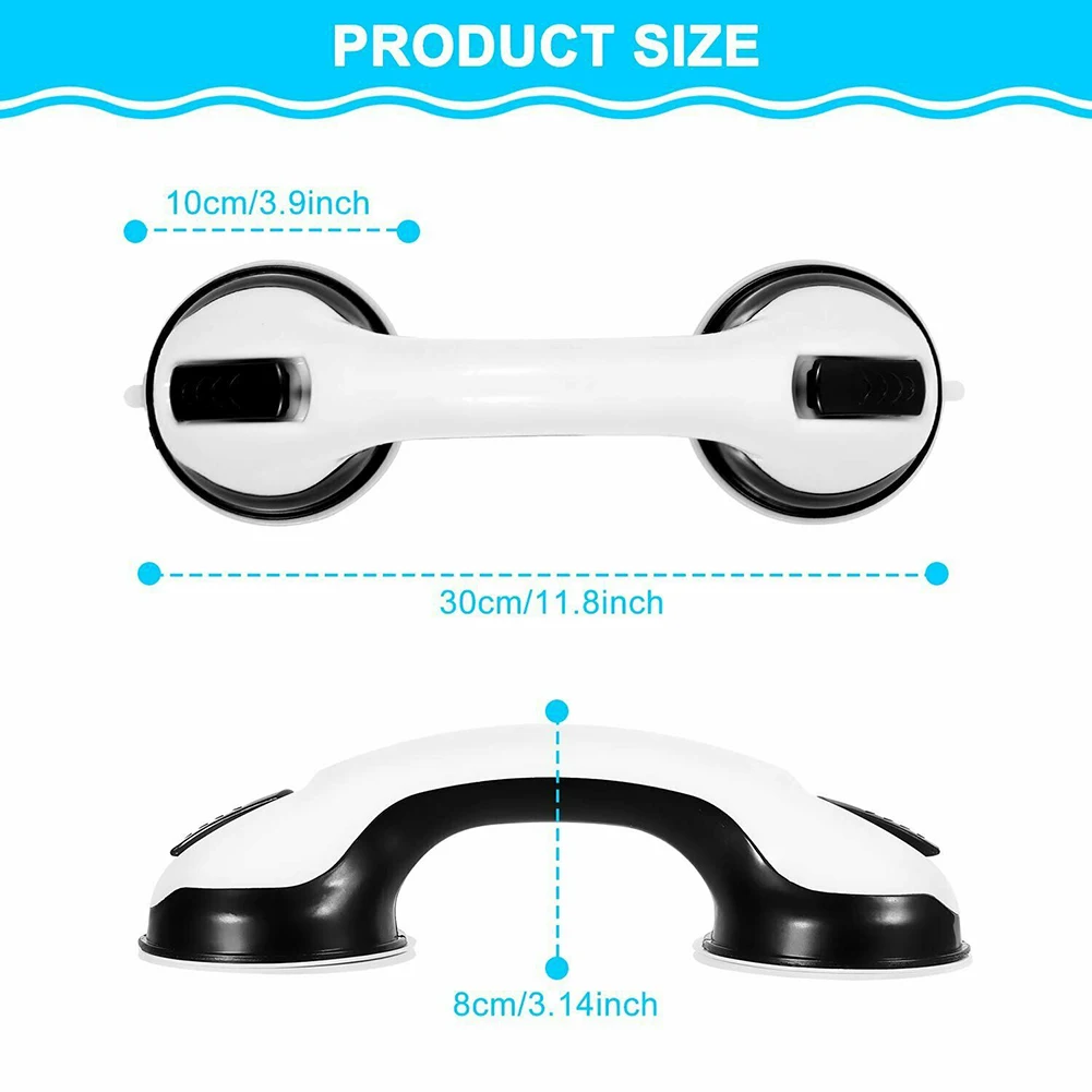

Safety Helping Vacuum Suction Cup Handrail Anti Slip Support Toilet Bathroom Grab Bars Shower Handle for Bedroom Bath Room
