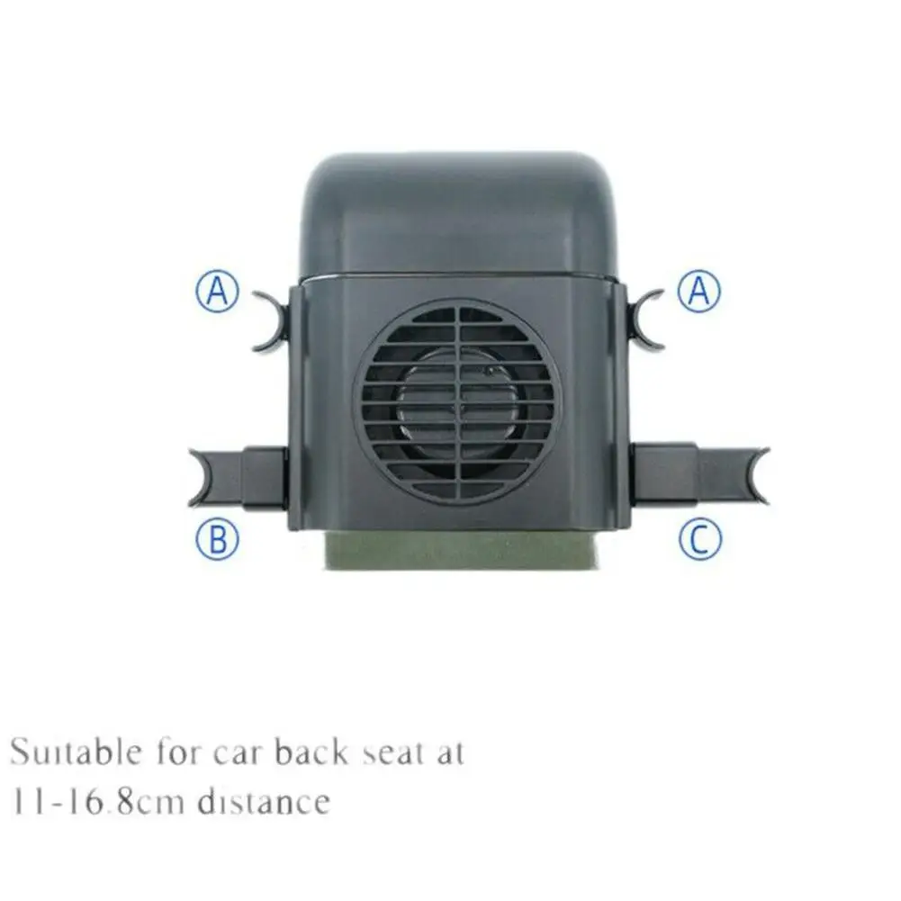 

1 Pcs Car Fan Car Seat Back Fan 3-Speed Silent Gale Cooling Multi-function For Cars Fan Mini Accessories 5V Car USB Seat R0M7