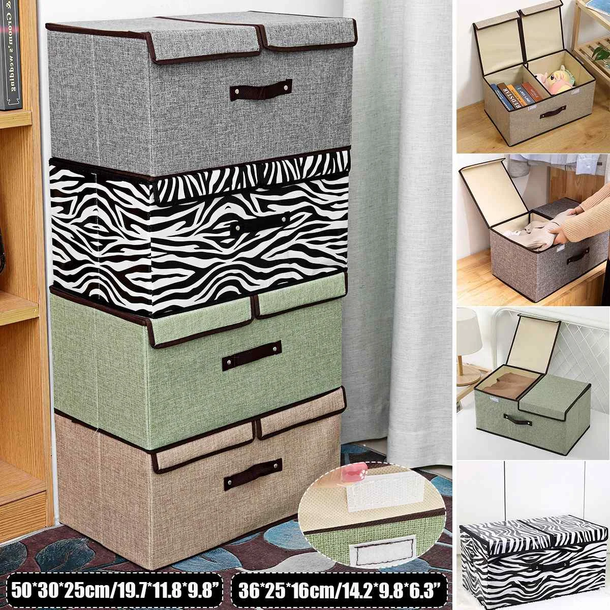 

Storage Boxes Large Capacity Folding Storage With Lids Box Organizer Closet Organizer Clothes Quilts Toys Sundries Organizer Box