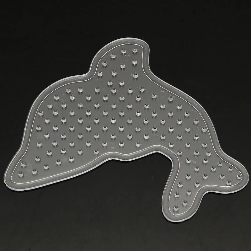 Dolphin JIMITU 9 видов стилей DIY ручное изготовление шариков Хама игрушка для детей обучающая головоломка шаблон предохранитель ремесло игрушки подарок на год - Цвет: Dolphin