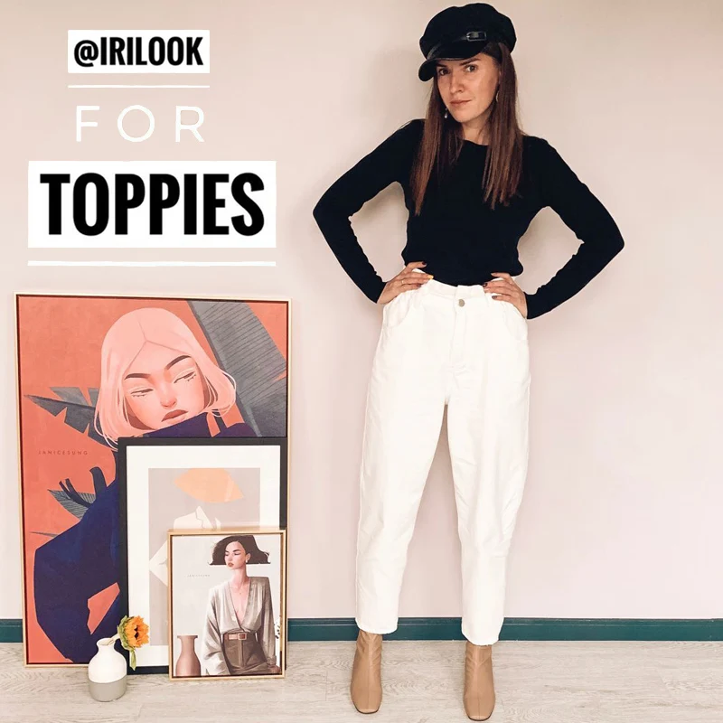 Женские классические джинсы белые хлопковые джинсовые брюки с высокой талией