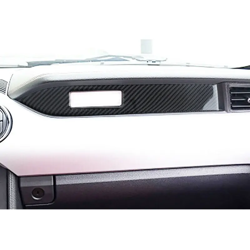 

Carbon Fiber Interior Fit For Ford Mustang 2015-2019 Dashboard Panel Cover Trim
