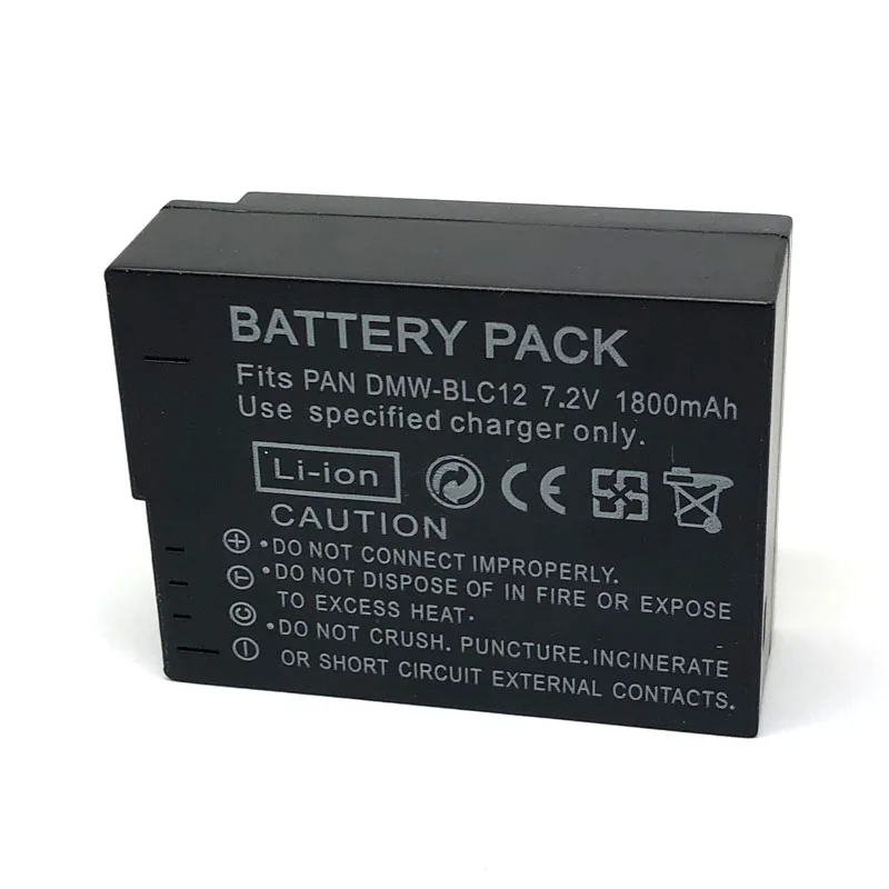 DMW BLC12 BLC12E BLC12PP BP DC12 Аккумулятор для Panasonic DMC GX8 FZ1000 FZ200 FZ300 G5 G6 G7 G80 GH2 G85 FZ2500 V