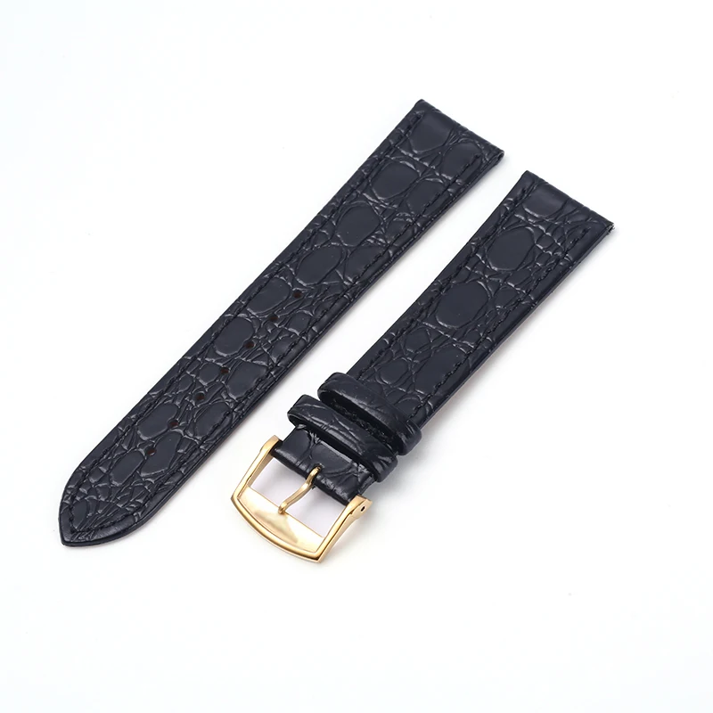 Genuine Leather Watch Band For Longines Leather Wrist Band Belt 12mm 13mm 18mm 20mm Gold Buckle Rose Gold Clasp Watches Strap