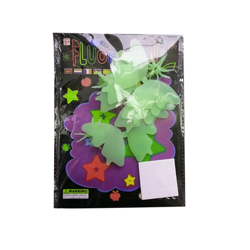 4 шт. флуоресцентные наклейки бабочки|Наклейки на стену| |