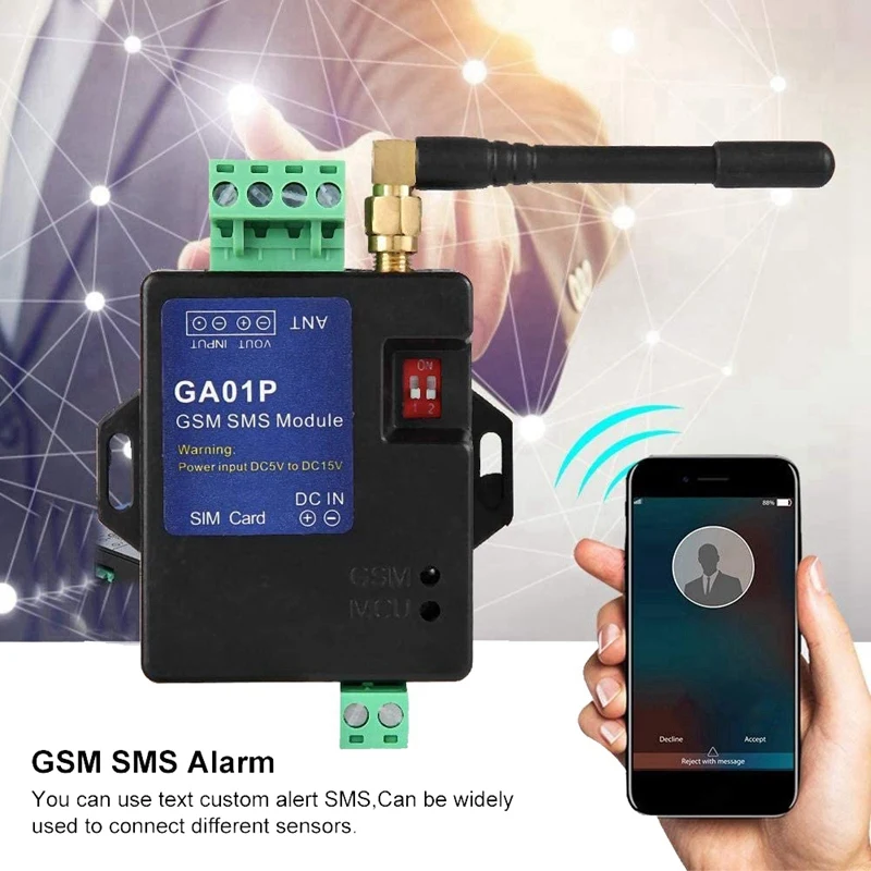 GSM сигнализация смарт пульт дистанционного управления с оповещением о сбоях