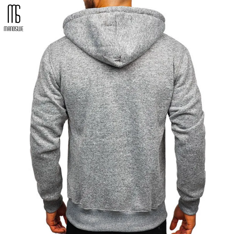 Толстовка Manoswe свитшот Повседневная модная мужская приталенная уличная одежда