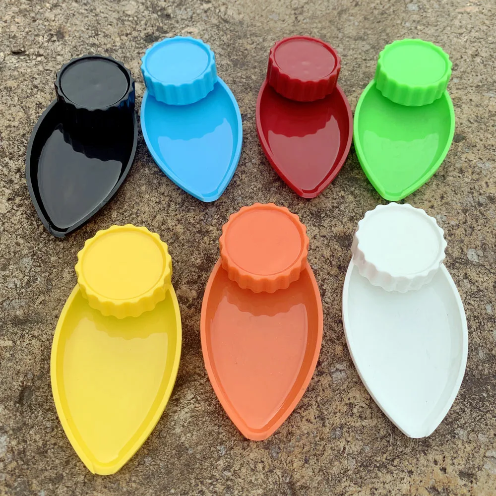 HONEYPUFF Премиум пластик курительная трава измельчитель лоток 40 мм намагничивания