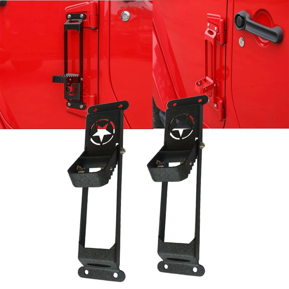 2 шт./лот Автомобильная Подставка под педаль подножки дверные петли снаружи