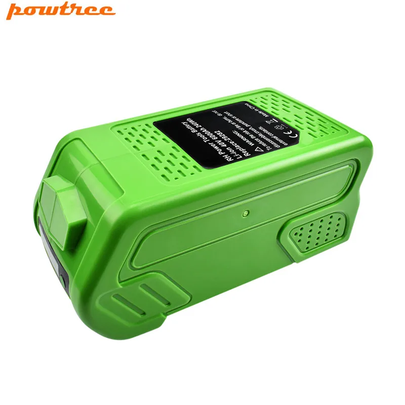 

Powtree 6000 GreenWorks 29462, 29472, 29252, 20202, 22272, 25312, GMAX