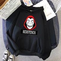 funny hoodies hot movie la case de papel heist crewneck sweatshirt casual streetwear house of paper hip hop hoodie 2020 teens