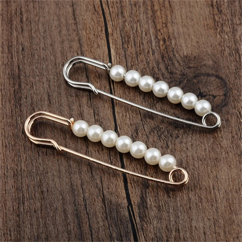 2019 Новая мода Имитация жемчужная брошь булавка платье горный хрусталь Украшение