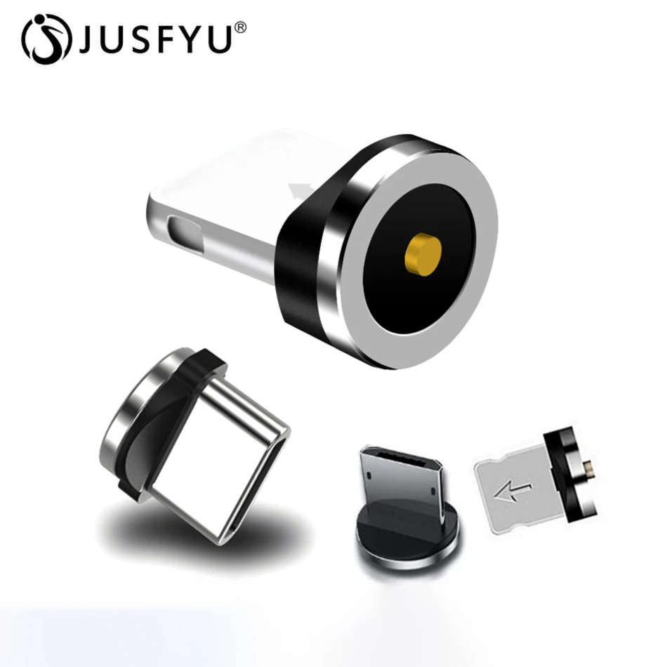 Магнитный кабель с круглой вилкой типа C Micro USB 8 pin IOS штепсельные вилки Быстрая