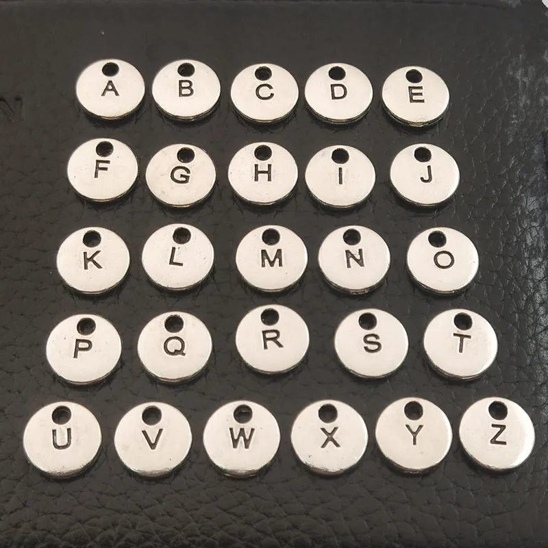 20 шт. двухсторонний буквенный ярлык с буквенным принтом и инициалами для