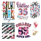 ZOTOONE Переводные железные нашивка цветы для одежды футболка с надписью наклейки для футболка Термальность передачи 