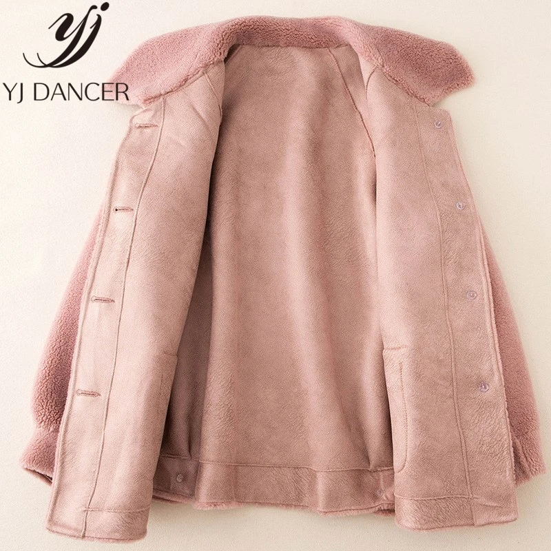 Специальная цена Повседневная Новинка 2019 пальто для стрижки овечьей шерсти