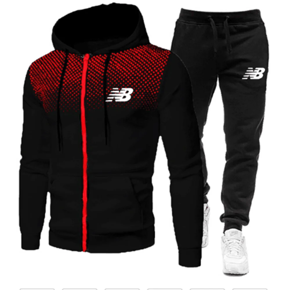 

Fashionable men's casual wear hat, 2021 autumn zipperand cardigan, high-quality outdoor sports suit jogging S-3XL