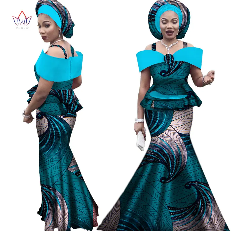 Бесплатная повязка на голову африканские комплекты для Женщин Дашики размера