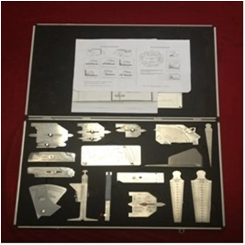 

Welding Gauge Weld Gage 16 Pieces Kits Inspection Measure Tool Suit