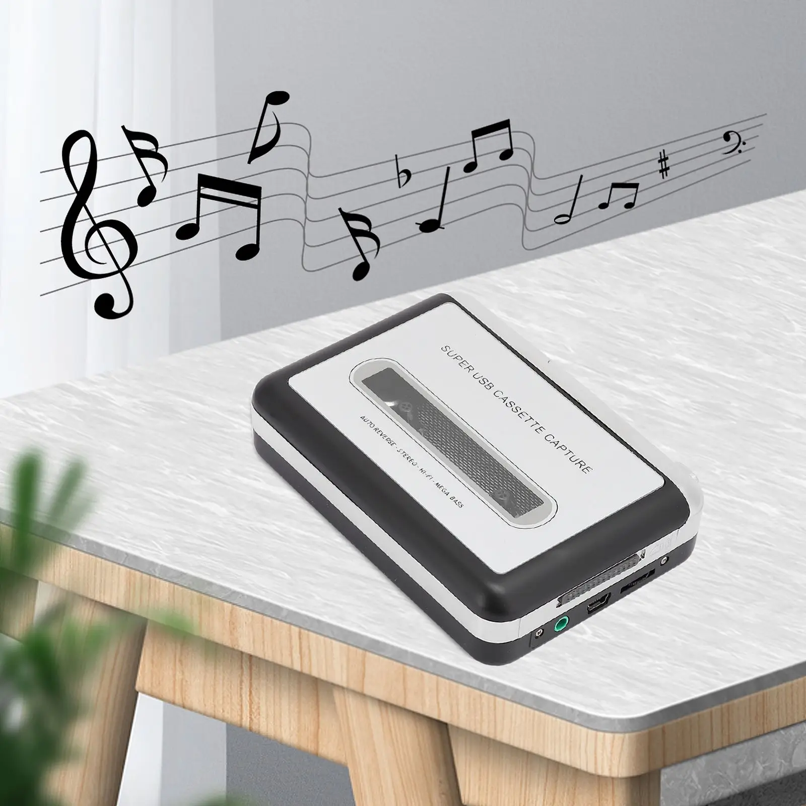 

Новейший USB-проигрыватель кассеты преобразует в MP3 WAV преобразователь кассеты ленты преобразует в USB флэш-память диск лента Музыка