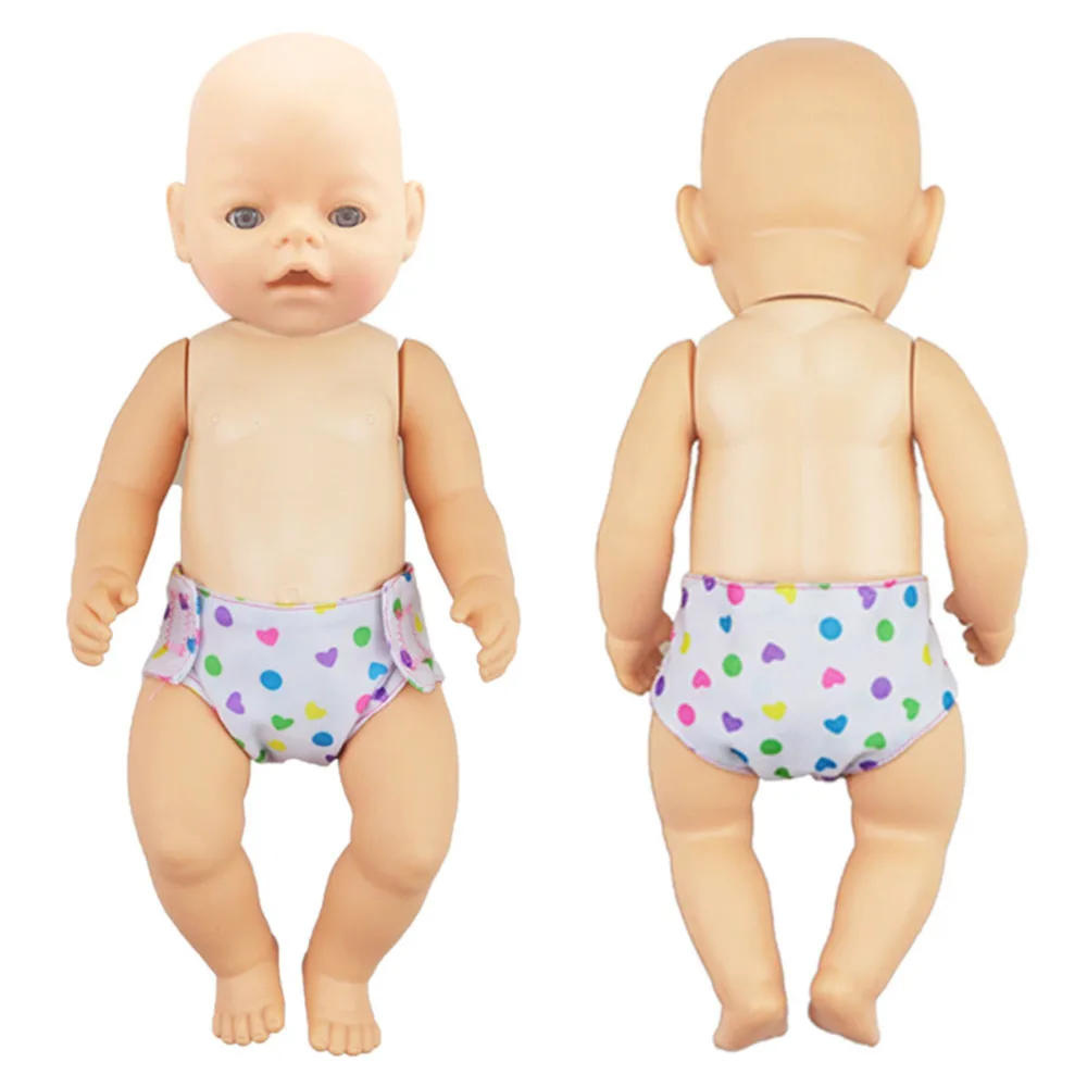 

4pcs Doll Dress Clothes Doll Diapers Nappies Accessories for 18 Inch Doll
